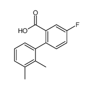 2-(2,3-dimethylphenyl)-5-fluorobenzoic acid Structure