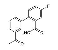 2-(3-acetylphenyl)-5-fluorobenzoic acid结构式