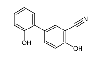 2-hydroxy-5-(2-hydroxyphenyl)benzonitrile Structure