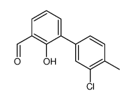 3-(3-chloro-4-methylphenyl)-2-hydroxybenzaldehyde结构式