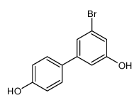 3-bromo-5-(4-hydroxyphenyl)phenol结构式