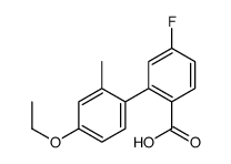 2-(4-ethoxy-2-methylphenyl)-4-fluorobenzoic acid Structure