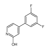 4-(3,5-difluorophenyl)-1H-pyridin-2-one Structure