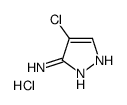 4-Chloro-1H-pyrazol-3-amine hydrochloride structure