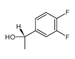 (1S)-1-(3,4-二氟苯基)乙烷-1-醇结构式