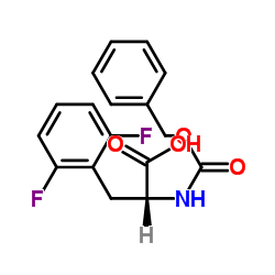 Cbz-2,6-Difluoro-D-Phenylalanine结构式
