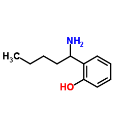 2-(1-Aminopentyl)phenol结构式