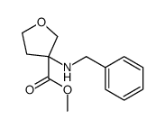 methyl 3-(benzylamino)oxolane-3-carboxylate结构式