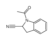 1-acetyl-2,3-dihydroindole-2-carbonitrile Structure