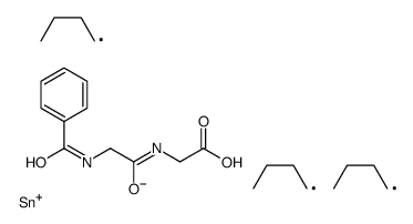 tributylstannyl 2-[(2-benzamidoacetyl)amino]acetate Structure