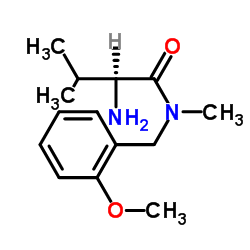 N-(2-Methoxybenzyl)-N-methyl-L-valinamide结构式