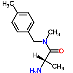N-Methyl-N-(4-methylbenzyl)alaninamide Structure