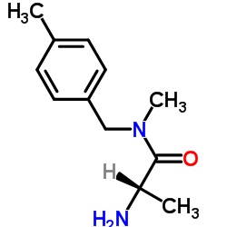 N-Methyl-N-(4-methylbenzyl)alaninamide结构式