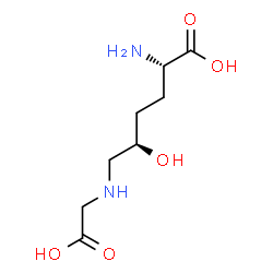 N(epsilon)-(carboxymethyl)hydroxylysine Structure