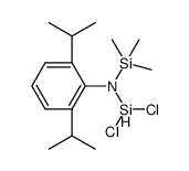 N-(dichlorosilyl)-N-(2,6-diisopropylphenyl)-1,1,1-trimethylsilanamine Structure