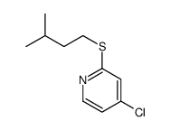 4-chloro-2-(3-methylbutylsulfanyl)pyridine Structure