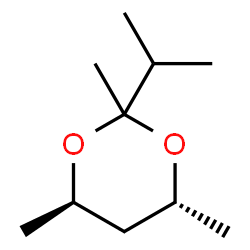 1,3-Dioxane,2,4,6-trimethyl-2-(1-methylethyl)-,[4R-(2alpha,4alpha,6bta)]-(9CI) Structure