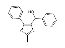 (2-methyl-5-phenyloxazol-4-yl)(phenyl)methanol Structure