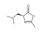 (S)-4-isobutyl-2-methyl-4H-oxazol-5-one Structure