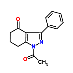 1-Acetyl-3-phenyl-1,5,6,7-tetrahydro-4H-indazol-4-one picture