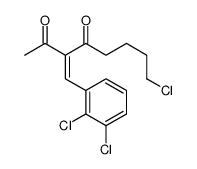 8-chloro-3-[(2,3-dichlorophenyl)methylidene]octane-2,4-dione结构式