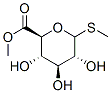 D-Glucopyranosiduronic acid, methyl 1-thio-, methyl ester structure