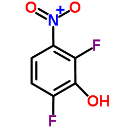 2,6-二氟-3-硝基苯酚结构式