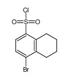 4-bromo-5,6,7,8-tetrahydronaphthalene-1-sulfonyl chloride Structure