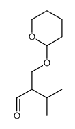 3-methyl-2-(oxan-2-yloxymethyl)butanal Structure
