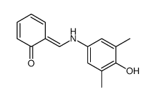 6-[(4-hydroxy-3,5-dimethylanilino)methylidene]cyclohexa-2,4-dien-1-one Structure