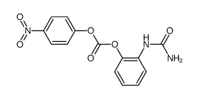 p-nitrophenyl 2-ureidophenylcarbonate结构式