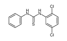 N-(2,5-dichlorophenyl)-N'-phenylthiourea结构式