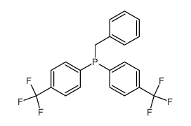 benzylbis(4-(trifluoromethyl)phenyl)phosphane结构式