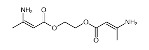 1,2-ethanediyl bis(3-aminobut-2-enoate)结构式
