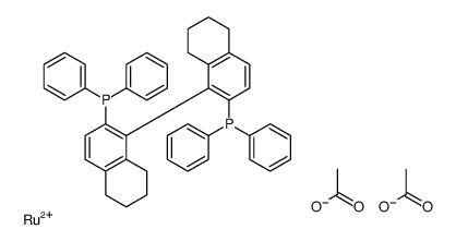 二乙酸根[(S)-(-)-2,2′-二(二苯基膦基)-5,5′,6,6′,7,7′,8,8′-八氢-1,1′-联萘基]钌(II)图片