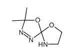 2,2-dimethyl-1,6-dioxa-3,4,9-triazaspiro[4.4]non-3-ene Structure