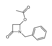 (1-benzyl-4-oxoazetidin-2-yl) acetate Structure