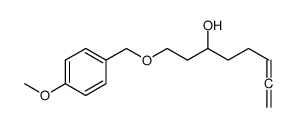 1-[(4-methoxyphenyl)methoxy]octa-6,7-dien-3-ol结构式