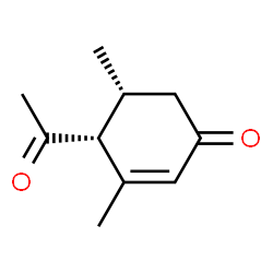 2-Cyclohexen-1-one, 4-acetyl-3,5-dimethyl-, cis- (9CI) picture
