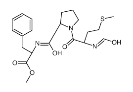 N-formylmethionyl-prolyl-phenylalanine methyl ester structure