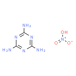 1,3,5-triazine-2,4,6-triamine nitrate structure