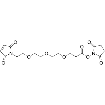 Mal-PEG3-NHS ester结构式