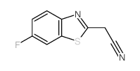 2-Benzothiazoleacetonitrile,6-fluoro-(9CI)结构式