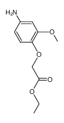 (4-amino-2-methoxy-phenoxy)-acetic acid ethyl ester Structure