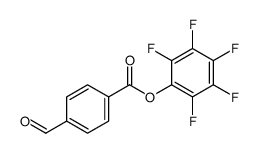 (2,3,4,5,6-pentafluorophenyl) 4-formylbenzoate Structure