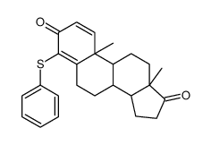 4-phenylthio-1,4-androstadiene-3,17-dione Structure