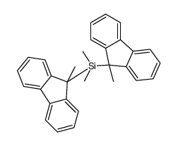 dimethyl-bis(9-methylfluoren-9-yl)silane Structure