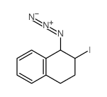 Naphthalene,1-azido-1,2,3,4-tetrahydro-2-iodo-结构式