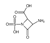 2-Azetidinecarboxylicacid,3-amino-4-oxo-1-sulfo-,(2R-trans)-(9CI) Structure