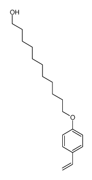11-(4-ethenylphenoxy)undecan-1-ol结构式